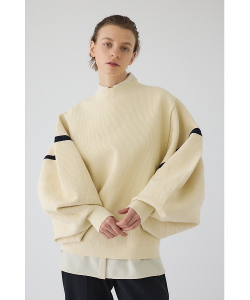 RIM.ARK（リムアーク）の「Volume sleeve design knit tops ボリューム スリーブ デザイン ニット トップス（ニット/セーター・レディース・ブラック/ブルー/オフホワイト・FREE）」の9枚目の写真