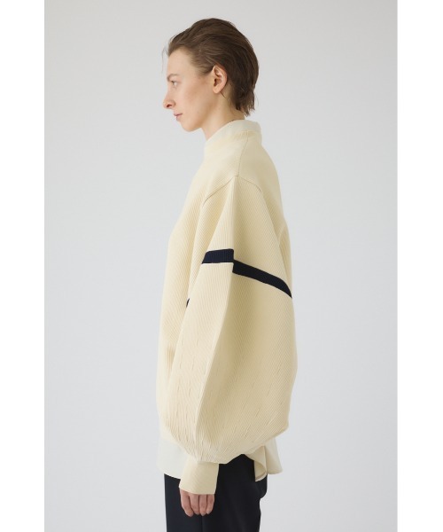 RIM.ARK（リムアーク）の「Volume sleeve design knit tops ボリューム スリーブ デザイン ニット トップス（ニット/セーター・レディース・ブラック/ブルー/オフホワイト・FREE）」の13枚目の写真