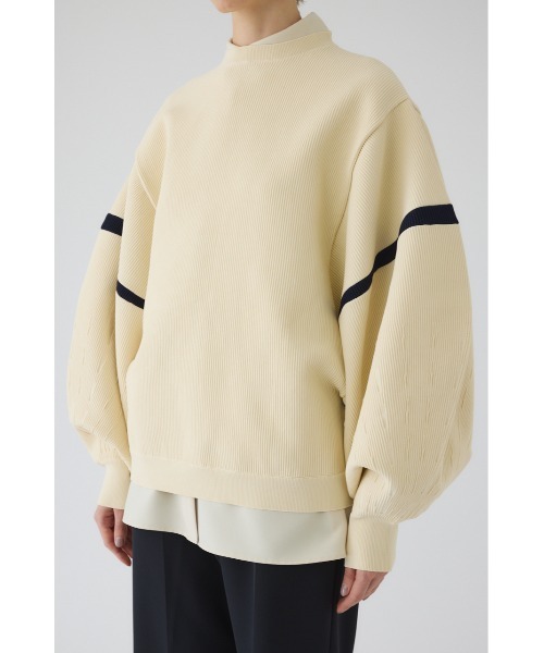 RIM.ARK（リムアーク）の「Volume sleeve design knit tops ボリューム スリーブ デザイン ニット トップス（ニット/セーター・レディース・ブラック/ブルー/オフホワイト・FREE）」の15枚目の写真