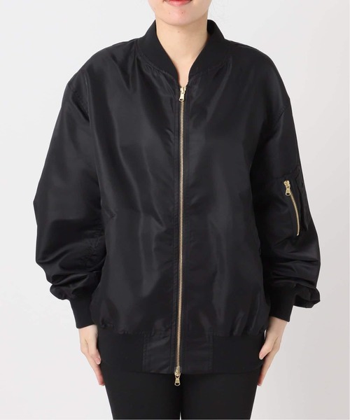 JOURNAL STANDARD(ジャーナルスタンダード)の「《追加2》【洗える】ダブルジップMA-1(MA-1・レディース・ブラック/ベージュ/ブラウン・FREE)」の19枚目の写真