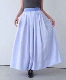 SOYEN（ソイエン）の「ウエストリブギャザーフレアストライプスカート セットアップ可（スカート）」