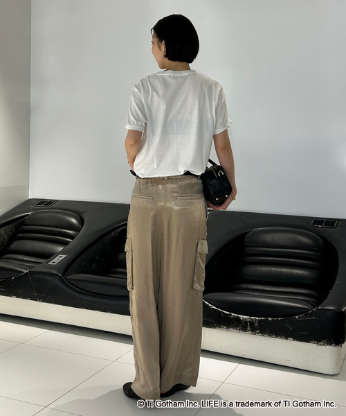 GOOD ROCK SPEED（グッドロックスピード）の「《WEB限定/追加》GOOD ROCK SPEED SLOBE別注 LIFE PC PHOTO TEE1（Tシャツ/カットソー・レディース・ブラック/ホワイト・FREE）」の8枚目の写真