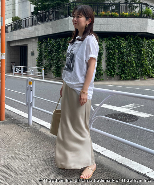 GOOD ROCK SPEED（グッドロックスピード）の「《WEB限定/追加》GOOD ROCK SPEED SLOBE別注 LIFE PC PHOTO TEE1（Tシャツ/カットソー・レディース・ブラック/ホワイト・FREE）」の13枚目の写真