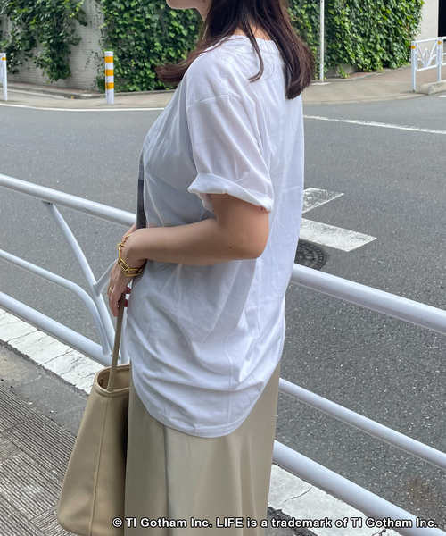 GOOD ROCK SPEED（グッドロックスピード）の「《WEB限定/追加》GOOD ROCK SPEED SLOBE別注 LIFE PC PHOTO TEE1（Tシャツ/カットソー・レディース・ブラック/ホワイト・FREE）」の16枚目の写真