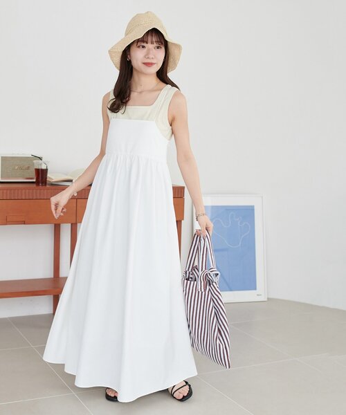 DISCOAT（ディスコート）の「【WEB限定】ラメリブスクエアタンクトップ（タンクトップ・レディース・ブルー/グレー/ブラック/アイボリー・MEDIUM）」の19枚目の写真