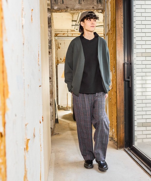 niko and...（ニコアンド）の「ダンボールジップカーディガン（カーディガン/ボレロ・メンズ・ブルー/サンドグレー/チャコール・MEDIUM/LARGE）」の10枚目の写真