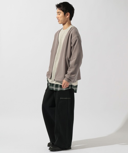 niko and...（ニコアンド）の「ダンボールジップカーディガン（カーディガン/ボレロ・メンズ・ブルー/サンドグレー/チャコール・MEDIUM/LARGE）」の14枚目の写真