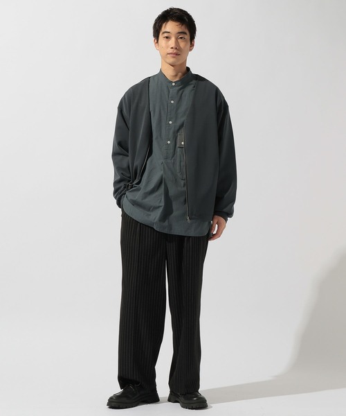 niko and...（ニコアンド）の「ダンボールジップカーディガン（カーディガン/ボレロ・メンズ・ブルー/サンドグレー/チャコール・MEDIUM/LARGE）」の17枚目の写真