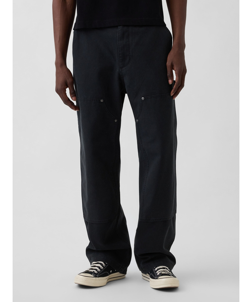GAP（ギャップ）の「'90s ルーズフィット キャンバス ダブルニー カーペンターパンツ（その他パンツ・メンズ・ブラック/ブルー・34W 32L/30W 30L/29W 30L/36W 32L/33W 32L/31W 30L/28W 30L/31W 32L/32W 30L/32W 32L）」の10枚目の写真