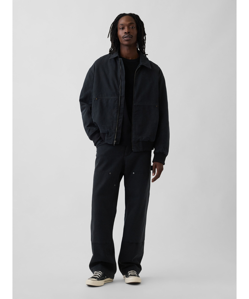 GAP（ギャップ）の「'90s ルーズフィット キャンバス ダブルニー カーペンターパンツ（その他パンツ・メンズ・ブラック/ブルー・34W 32L/30W 30L/29W 30L/36W 32L/33W 32L/31W 30L/28W 30L/31W 32L/32W 30L/32W 32L）」の4枚目の写真