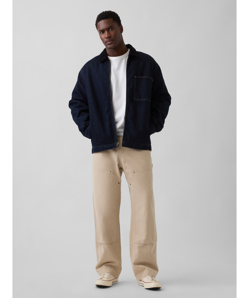 GAP(ギャップ)の「'90s ルーズフィット キャンバス ダブルニー カーペンターパンツ(その他パンツ・メンズ・ブラック/ブルー/ベージュ・34W 32L/30W 30L/29W 30L/36W 32L/33W 32L/31W 30L/28W 30L/31W 32L/32W 30L/32W 32L)」の11枚目の写真