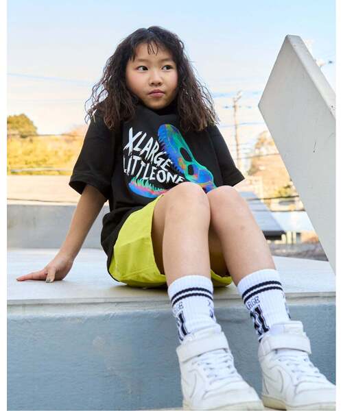 XLARGE KIDS（エクストララージキッズ）の「クライミングハーフパンツ（その他パンツ・キッズ・ブラック/オレンジ/黄緑系・100cm/80ｃｍ/110cm/90cm/140cm/130cm/120cm）」の16枚目の写真