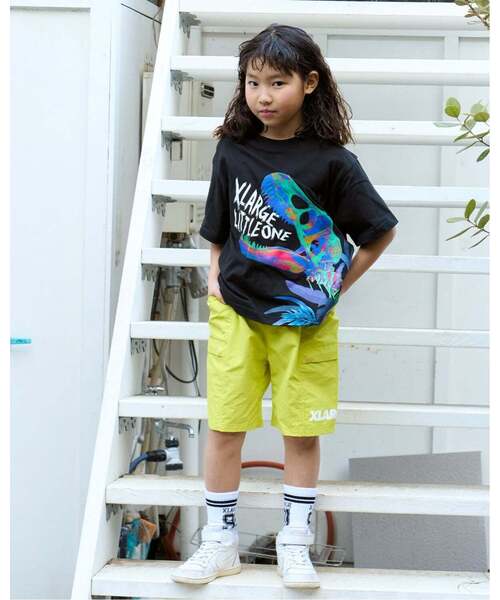 XLARGE KIDS（エクストララージキッズ）の「クライミングハーフパンツ（その他パンツ・キッズ・ブラック/オレンジ/黄緑系・100cm/80ｃｍ/110cm/90cm/140cm/130cm/120cm）」の17枚目の写真