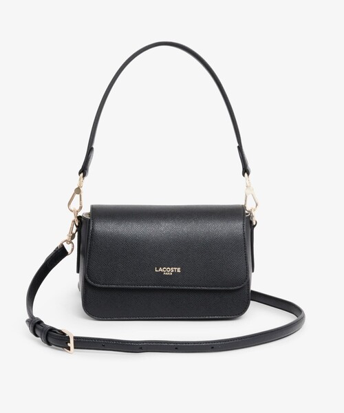 LACOSTE（ラコステ）の「シャンゼリゼ フラップショルダーバッグ / 2WAY（ショルダーバッグ・レディース・ブラック/オレンジ/サンドベージュ・FREE）」の4枚目の写真