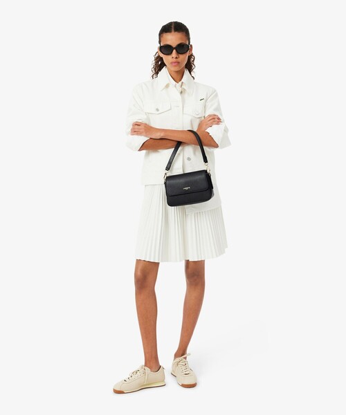 LACOSTE（ラコステ）の「シャンゼリゼ フラップショルダーバッグ / 2WAY（ショルダーバッグ・レディース・ブラック/オレンジ/サンドベージュ・FREE）」の9枚目の写真
