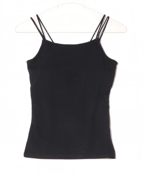 reca（レカ）の「バンブーカップ付きキャミ（キャミソール・レディース・ブラック/グレー系その他/オフホワイト/ベージュ系その他・FREE）」の2枚目の写真