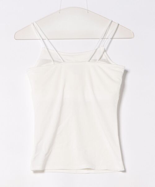 reca（レカ）の「バンブーカップ付きキャミ（キャミソール・レディース・ブラック/グレー系その他/オフホワイト/ベージュ系その他・FREE）」の5枚目の写真