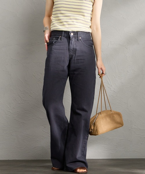 Levi's（リーバイス）の「[LEVI’S/リーバイス] BAGGY DAD LASSO ルーズデニム（デニムパンツ・レディース・ライトインディゴブルー/ブラック/ライトブルー・24/25/26/27/28）」の2枚目の写真