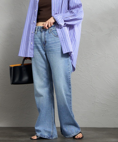 Levi's（リーバイス）の「[LEVI’S/リーバイス] BAGGY DAD LASSO ルーズデニム（デニムパンツ・レディース・ライトインディゴブルー/ブラック/ライトブルー・24/25/26/27/28）」の19枚目の写真