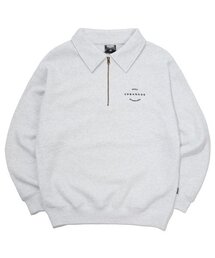 URBANAGE（アーバンエイジ）の「デイリースタンダード ハーフジップ ホワイトメランジ（スウェット）」