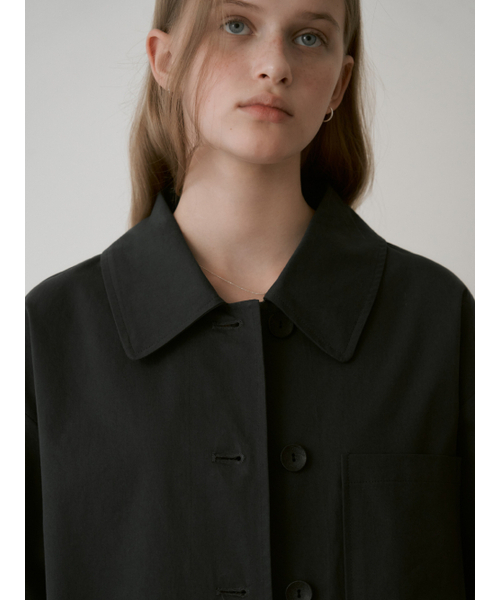 THEMITTEN（ザ・ミトン）の「Balm round jacket (2color)（その他アウター・レディース・ダークインディゴブルー/ネイビー・FREE）」の4枚目の写真