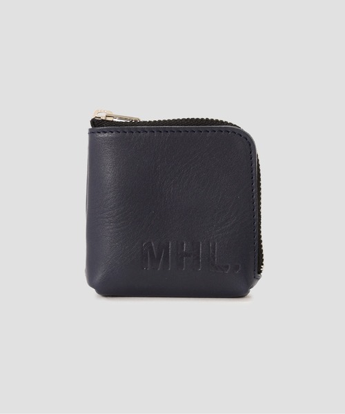 MHL.（エムエイチエル）の「BASIC LEATHER（ポーチ・レディース・ネイビー/イエロー系その他2・FREE）」の2枚目の写真