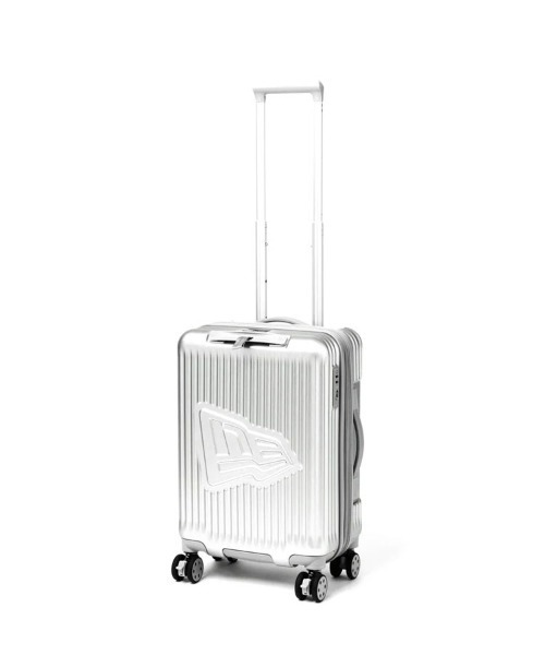 NEW ERA(ニューエラ)の「【NEW ERA】WHEEL CARRY CASE SMALL(スーツケース/キャリーバッグ・メンズ・シルバー/ブラック・フリー)」の2枚目の写真