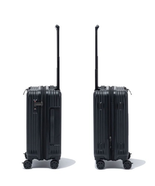 NEW ERA(ニューエラ)の「【NEW ERA】WHEEL CARRY CASE SMALL(スーツケース/キャリーバッグ・メンズ・シルバー/ブラック・フリー)」の4枚目の写真