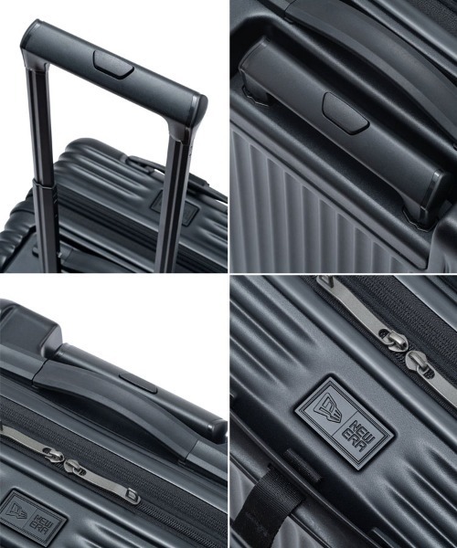 NEW ERA(ニューエラ)の「【NEW ERA】WHEEL CARRY CASE SMALL(スーツケース/キャリーバッグ・メンズ・シルバー/ブラック・フリー)」の5枚目の写真