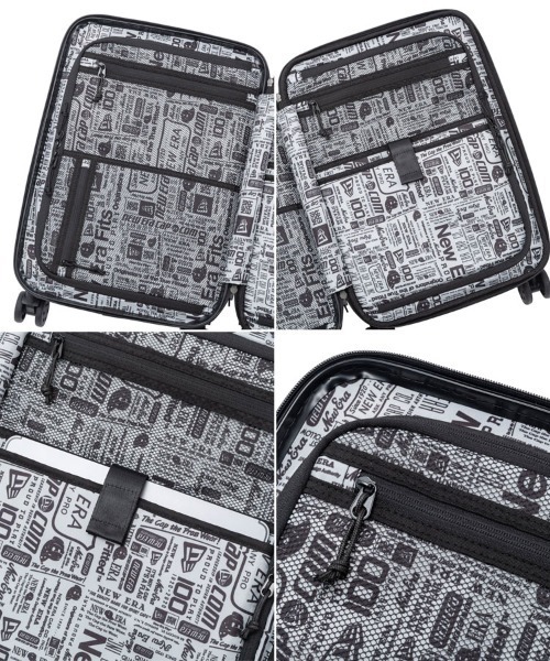 NEW ERA(ニューエラ)の「【NEW ERA】WHEEL CARRY CASE SMALL(スーツケース/キャリーバッグ・メンズ・シルバー/ブラック・フリー)」の12枚目の写真