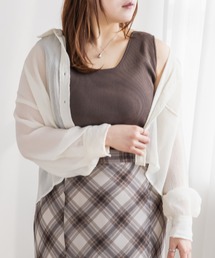 CLETTEオリジナル前後2WAYニットタンクトップ