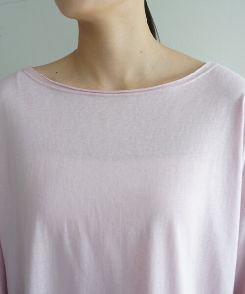LOUNGEDRESS（ラウンジドレス）の「スラブロンT（Tシャツ/カットソー・レディース・ピンク/オフホワイト/ブラック・FREE）」の5枚目の写真