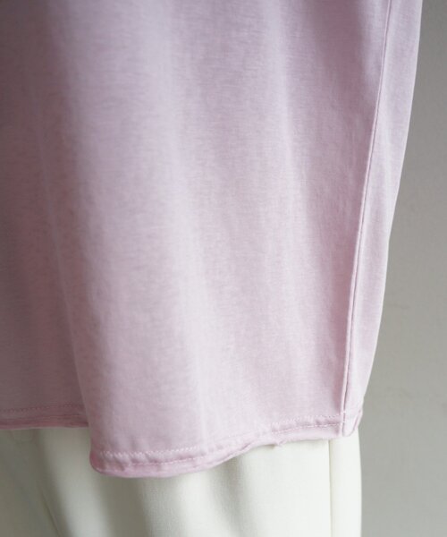 LOUNGEDRESS（ラウンジドレス）の「スラブロンT（Tシャツ/カットソー・レディース・ピンク/オフホワイト/ブラック・FREE）」の9枚目の写真