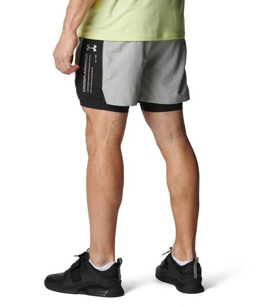 UNDER ARMOUR(アンダーアーマー)の「UAハイブリッド トレイン プロ ショーツ(トレーニング/メンズ)(その他パンツ・メンズ・グレー系その他・M/L/XL/S/2XL)」の4枚目の写真