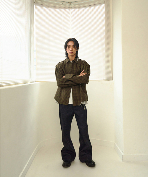 NOSCOULEURS(ノクルールズ)の「UL CHECK SHIRTS 02 BROWN(シャツ/ブラウス・メンズ・その他・1/2)」の1枚目の写真