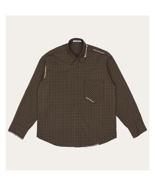 NOSCOULEURS(ノクルールズ)の「UL CHECK SHIRTS 02 BROWN(シャツ/ブラウス・メンズ・その他・1/2)」の2枚目の写真