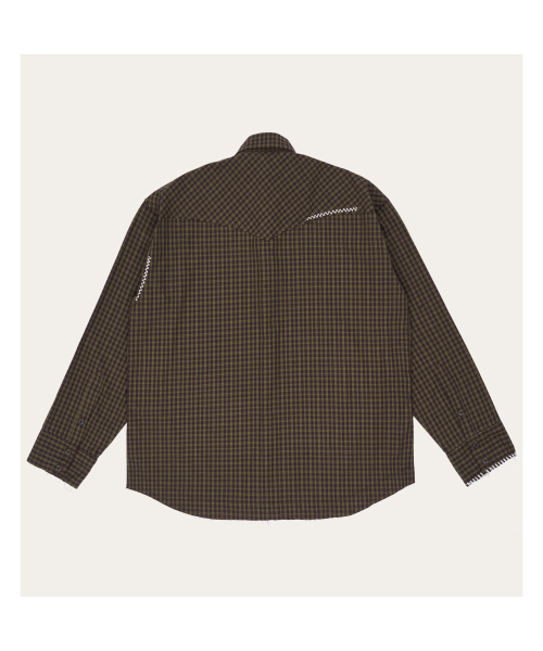 NOSCOULEURS(ノクルールズ)の「UL CHECK SHIRTS 02 BROWN(シャツ/ブラウス・メンズ・その他・1/2)」の3枚目の写真