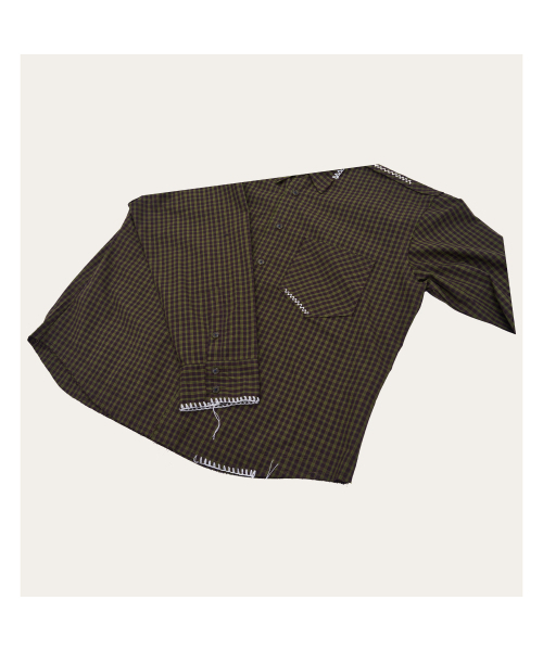 NOSCOULEURS(ノクルールズ)の「UL CHECK SHIRTS 02 BROWN(シャツ/ブラウス・メンズ・その他・1/2)」の4枚目の写真