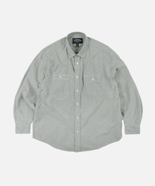 FRIZMWORKS(フリズムワークス)の「1920S OXFORD WORK SHIRT _ GREEN(シャツ/ブラウス・メンズ・その他・SMALL/MEDIUM/LARGE/X-LARGE)」の1枚目の写真