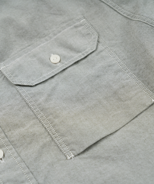 FRIZMWORKS(フリズムワークス)の「1920S OXFORD WORK SHIRT _ GREEN(シャツ/ブラウス・メンズ・その他・SMALL/MEDIUM/LARGE/X-LARGE)」の7枚目の写真