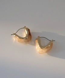 Alt due（オルトデュー）の「【Alt due/オルト デュー】マーブルクリアピアスGold plating（イヤリング）」