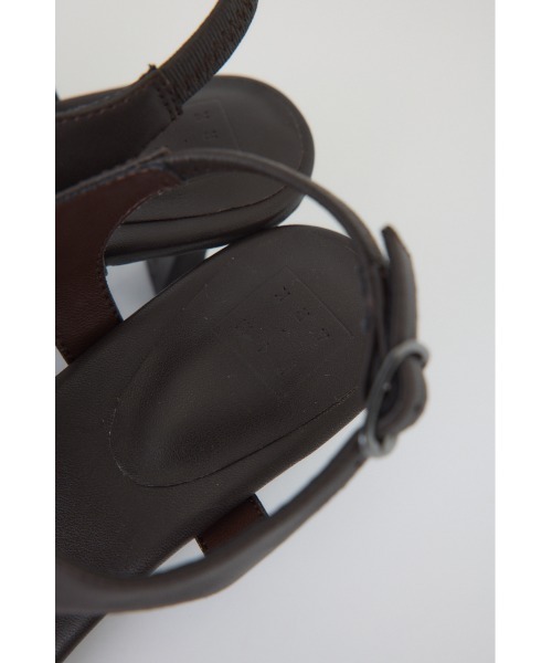 RIM.ARK（リムアーク）の「【PRE ORDER】Motif toe thong sandal モチーフ トゥ トング サンダル（サンダル・レディース・ブラウン/ブラック・36/37/38/39）」の14枚目の写真