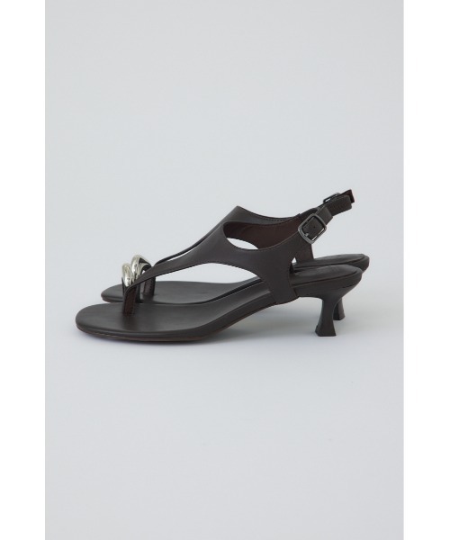 RIM.ARK（リムアーク）の「【PRE ORDER】Motif toe thong sandal モチーフ トゥ トング サンダル（サンダル・レディース・ブラウン/ブラック・36/37/38/39）」の9枚目の写真