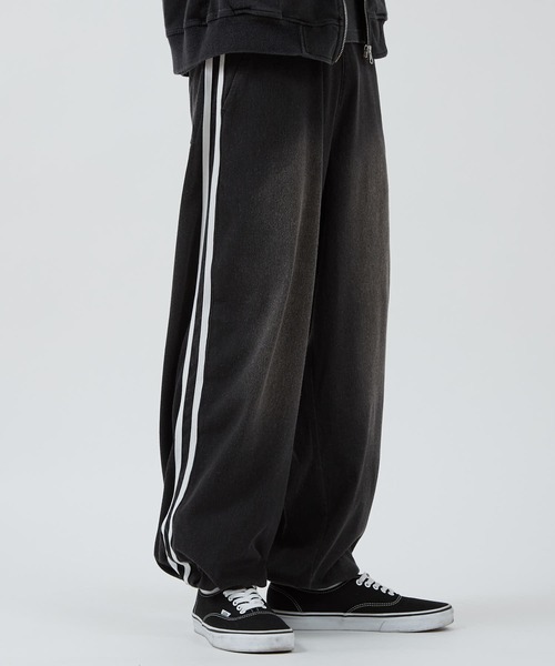 improves(インプローブス)の「カットデニム ワイドラインパンツ(デニムパンツ・メンズ・ブラック/ネイビー・LARGE/MEDIUM)」の7枚目の写真