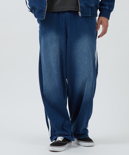 improves(インプローブス)の「カットデニム ワイドラインパンツ(デニムパンツ・メンズ・ブラック/ネイビー・LARGE/MEDIUM)」の13枚目の写真