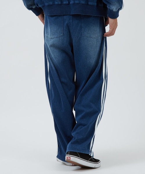 improves(インプローブス)の「カットデニム ワイドラインパンツ(デニムパンツ・メンズ・ブラック/ネイビー・LARGE/MEDIUM)」の14枚目の写真