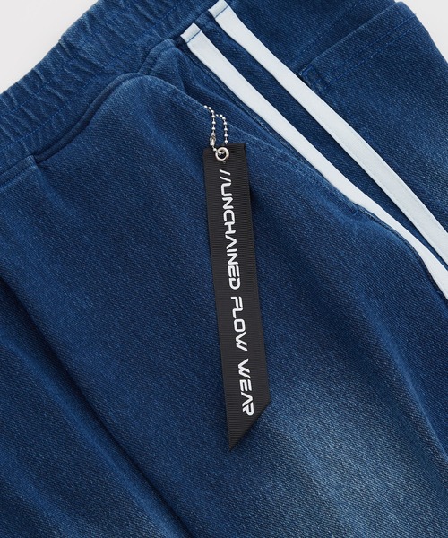 improves(インプローブス)の「カットデニム ワイドラインパンツ(デニムパンツ・メンズ・ブラック/ネイビー・LARGE/MEDIUM)」の22枚目の写真