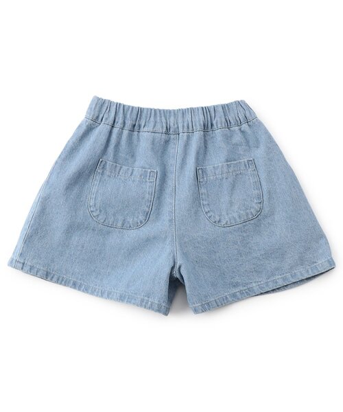 Seraph（セラフ）の「まいにちショートパンツ（その他パンツ・キッズ・レッド/ベージュ/インディゴブルー/ミント/イエロー/ブラック/サックスブルー・80/90/100/110/120/130/140）」の10枚目の写真