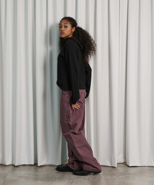 FTW（エフティダブリュー）の「COLOR DUCK PANTS（その他パンツ・レディース・ベージュ/パープル/ブラック・SMALL/LARGE/MEDIUM）」の6枚目の写真