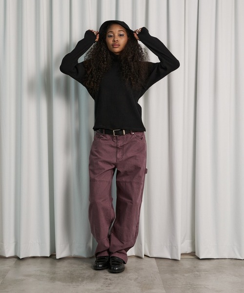 FTW（エフティダブリュー）の「COLOR DUCK PANTS（その他パンツ・レディース・ベージュ/パープル/ブラック・SMALL/LARGE/MEDIUM）」の5枚目の写真